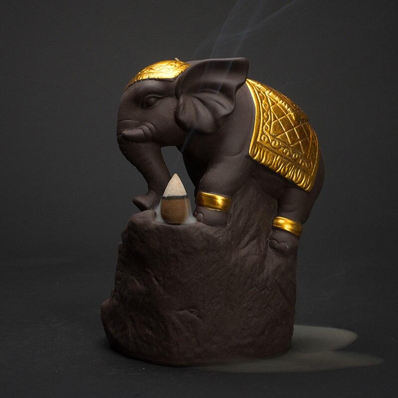 Fontaine à encens éléphant