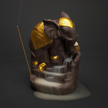 Fontaine à encens éléphant