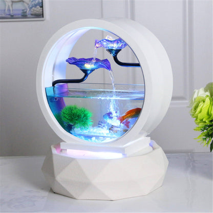 Fontaine aquarium décorative