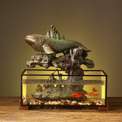 Fontaine aquarium cascade