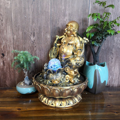 Fontaine Bouddha rieur