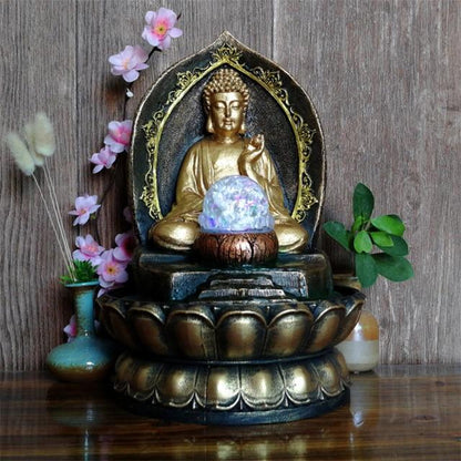 Fontaine Bouddha a boule