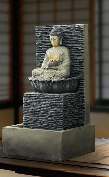 Fontaine Bouddha zen