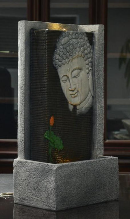 Fontaine tête de Bouddha