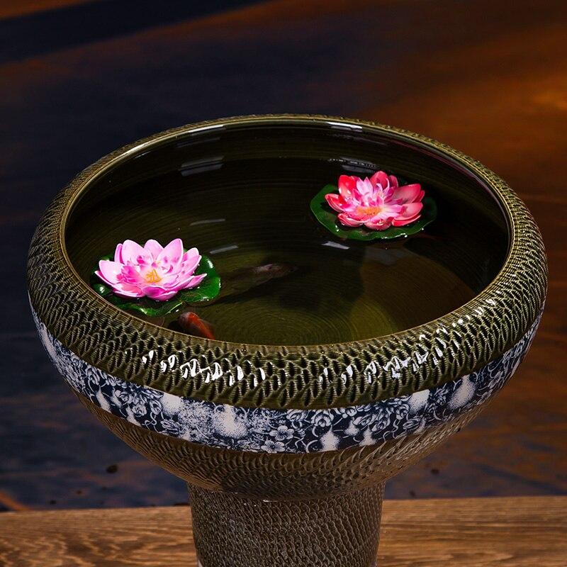 Fontaine d'intérieur avec bambou