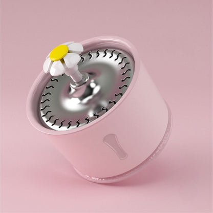 fontaine-eau-chat-feline-inox-rose