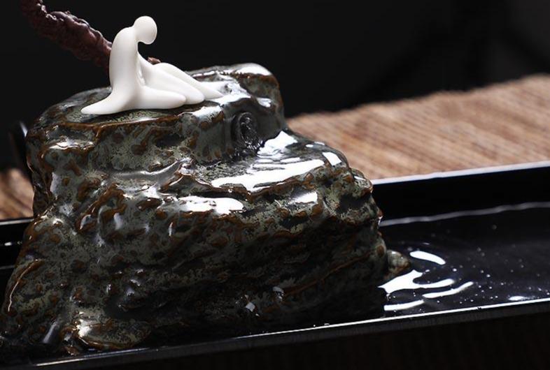 Fontaine japonaise zen