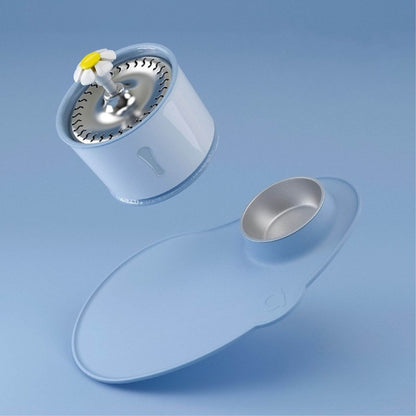 fontaine-pour-chat-inox-bleu-clair
