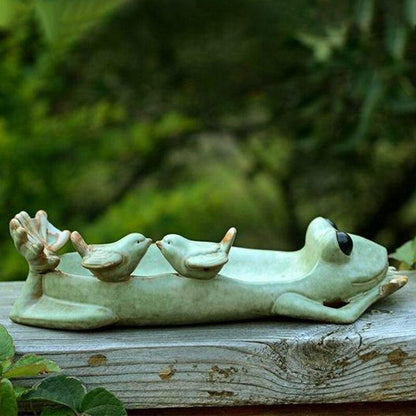 Bain oiseaux balcon
