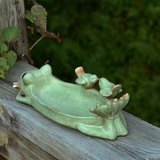 Bain oiseaux balcon