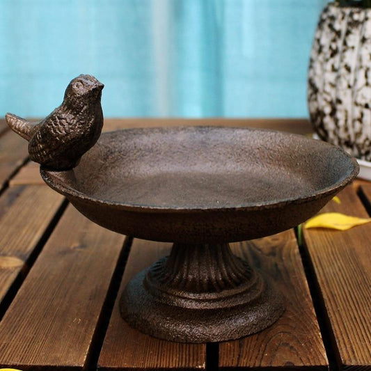 Bain oiseaux jardin