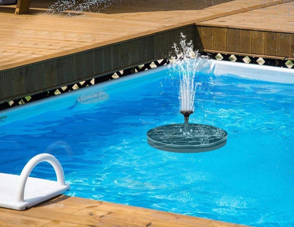 Fontaine solaire avec LED