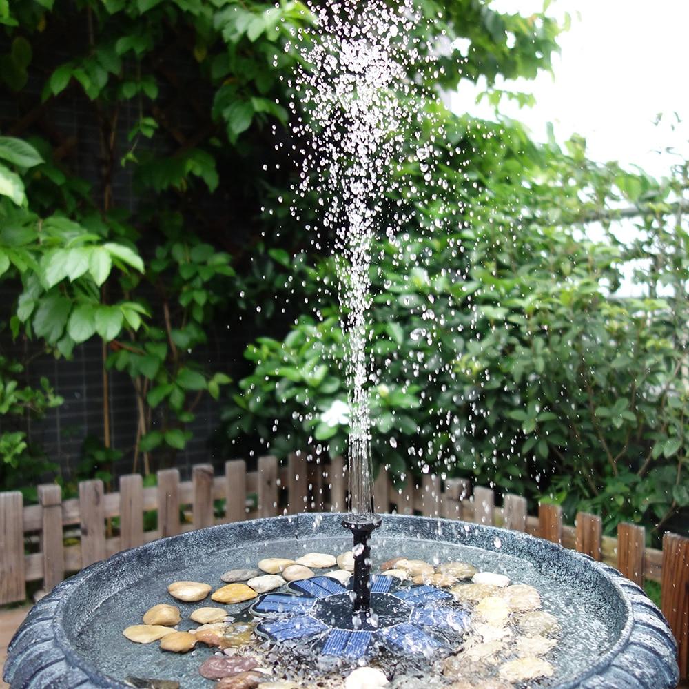 Fontaine solaire de jardin