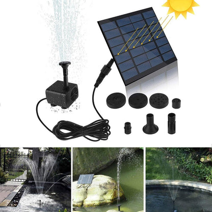 Fontaine solaire mobile