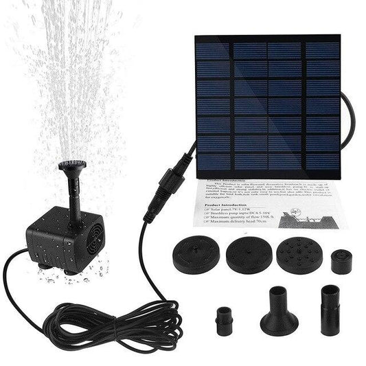 Fontaine solaire mobile