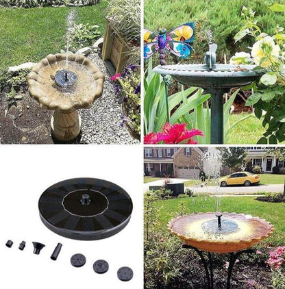 Fontaine solaire piscine