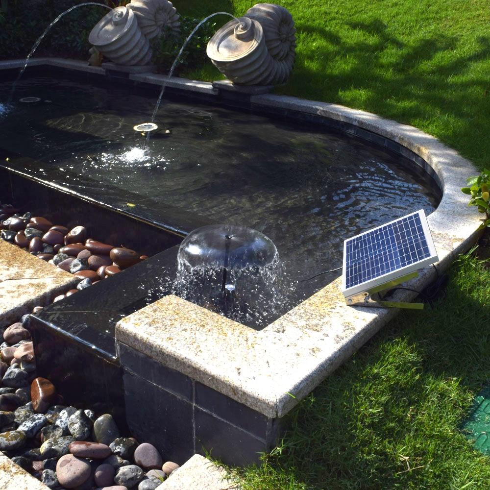 Fontaine solaire pour lac