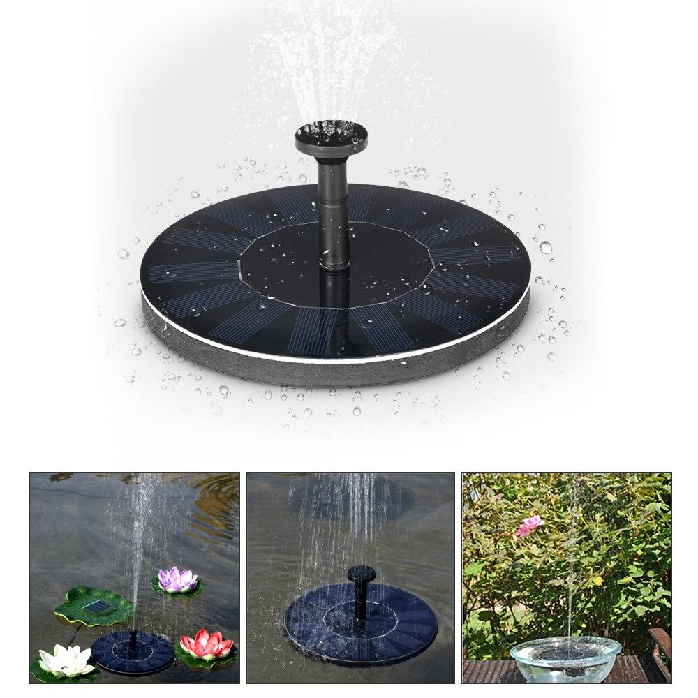 Petite fontaine solaire pour bassin