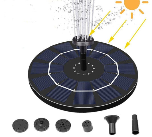 Petite fontaine solaire pour terrasse