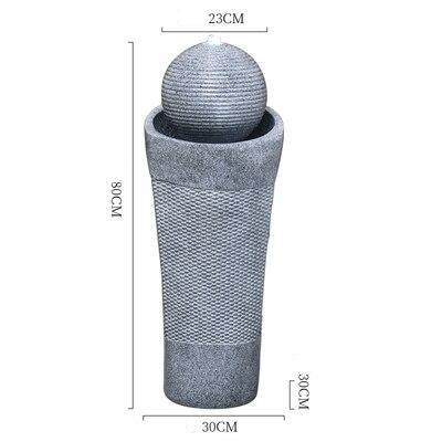 Fontaine zen en forme de boule