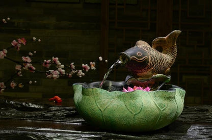 Fontaine relaxante poisson