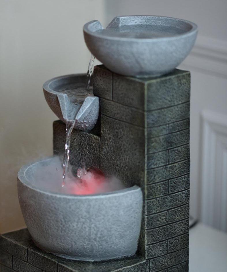 Fontaine vapeur LED