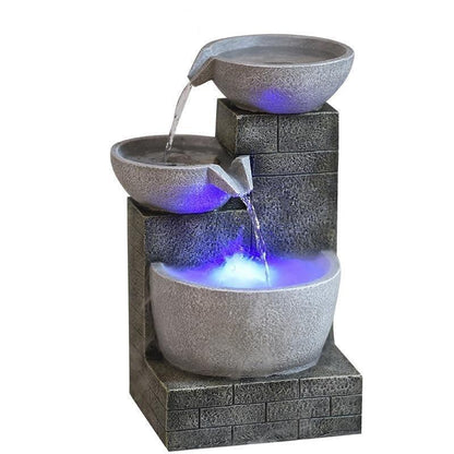 Fontaine vapeur LED