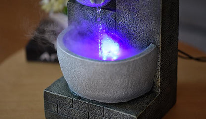 Fontaine vapeur LED