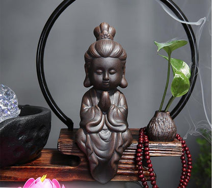 Fontaine zen eau et encens