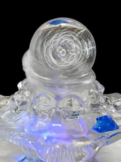 Fontaine zen verre