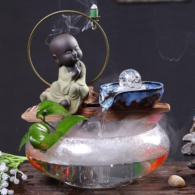 Fontaine zen salle de bain
