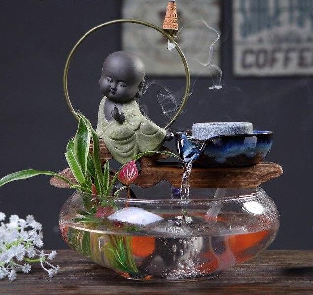 Fontaine zen salle de bain