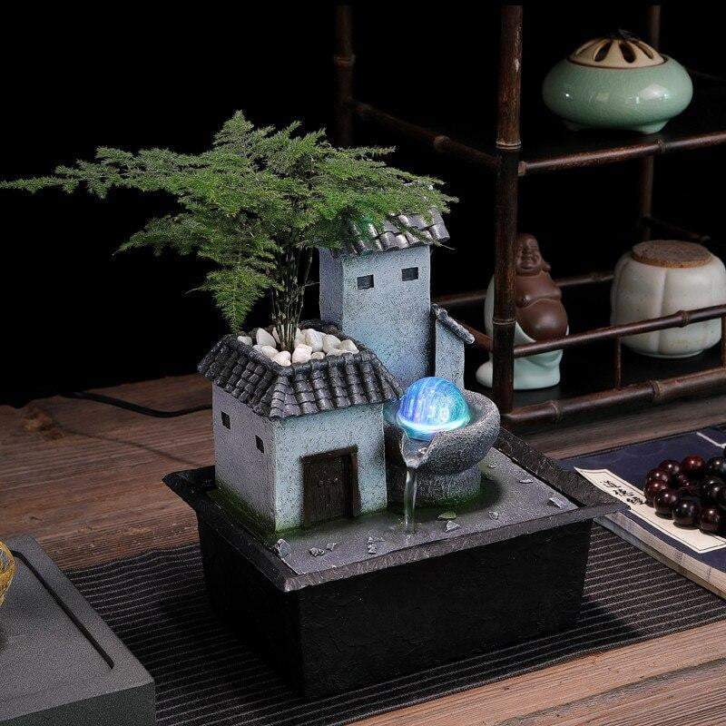 Fontaine zen décoration maison