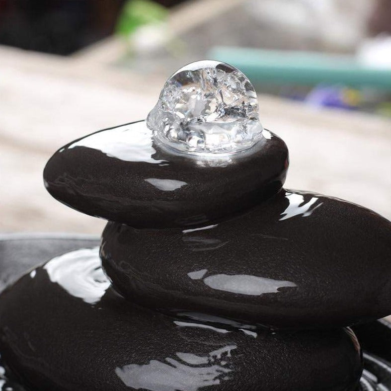 Fontaine zen galet