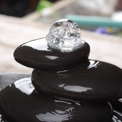 Fontaine zen galet