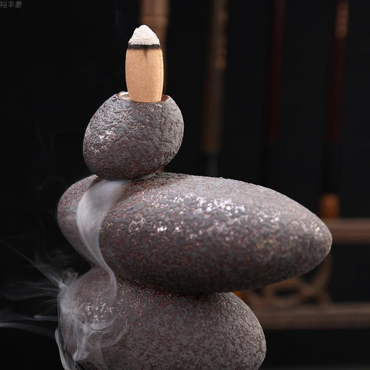 Fontaine zen galet encens