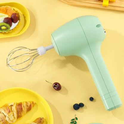Fouet Electrique Portable Sans Fil Vert
