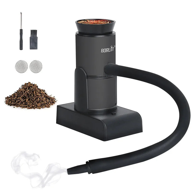 Fumoir a Froid Portable et Design en Métal Noir