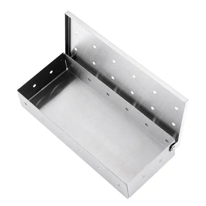 Fumoir a Viande Style Boîte en Acier Inoxydable Argenté