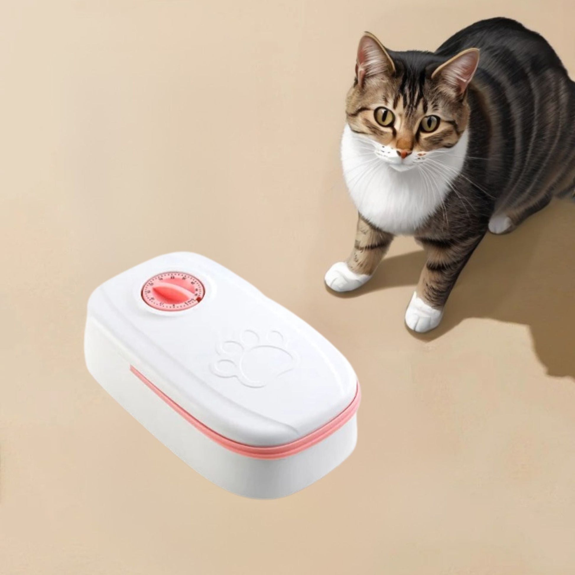 gamelle-chat-automatique-rose