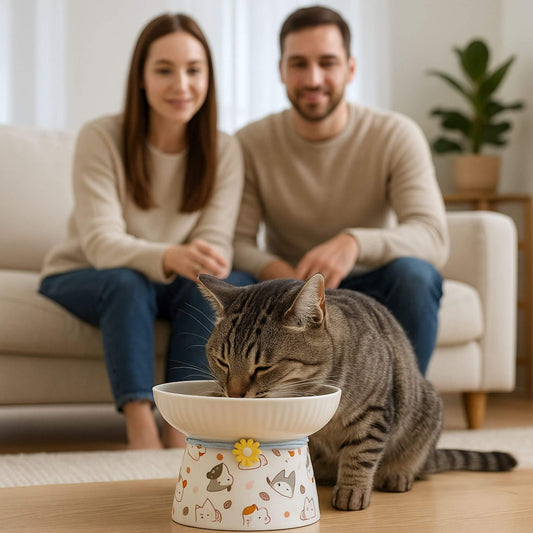 Gamelle chat surélevée | Élévation Gourmande