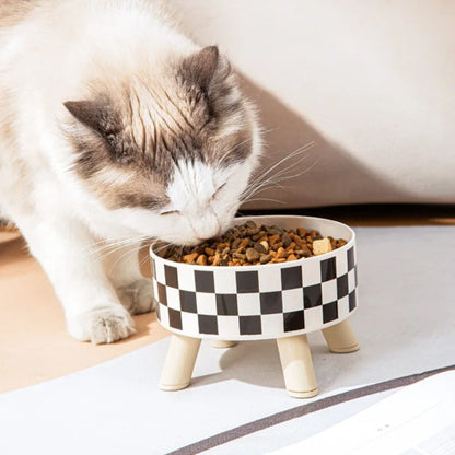 gamelle chat surélevée | POLKA FEED