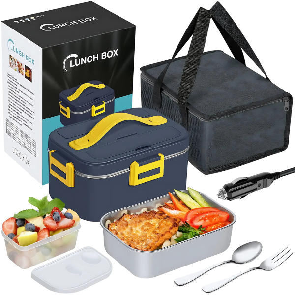 Gamelle Chauffante Portable Bleue