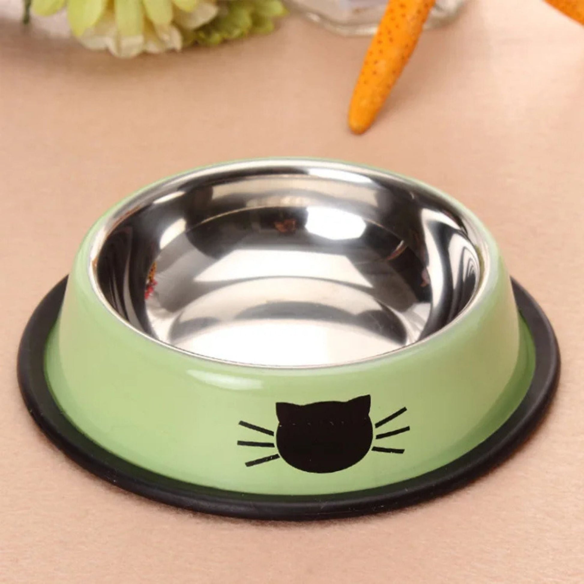 gamelle-pour-chat-vert