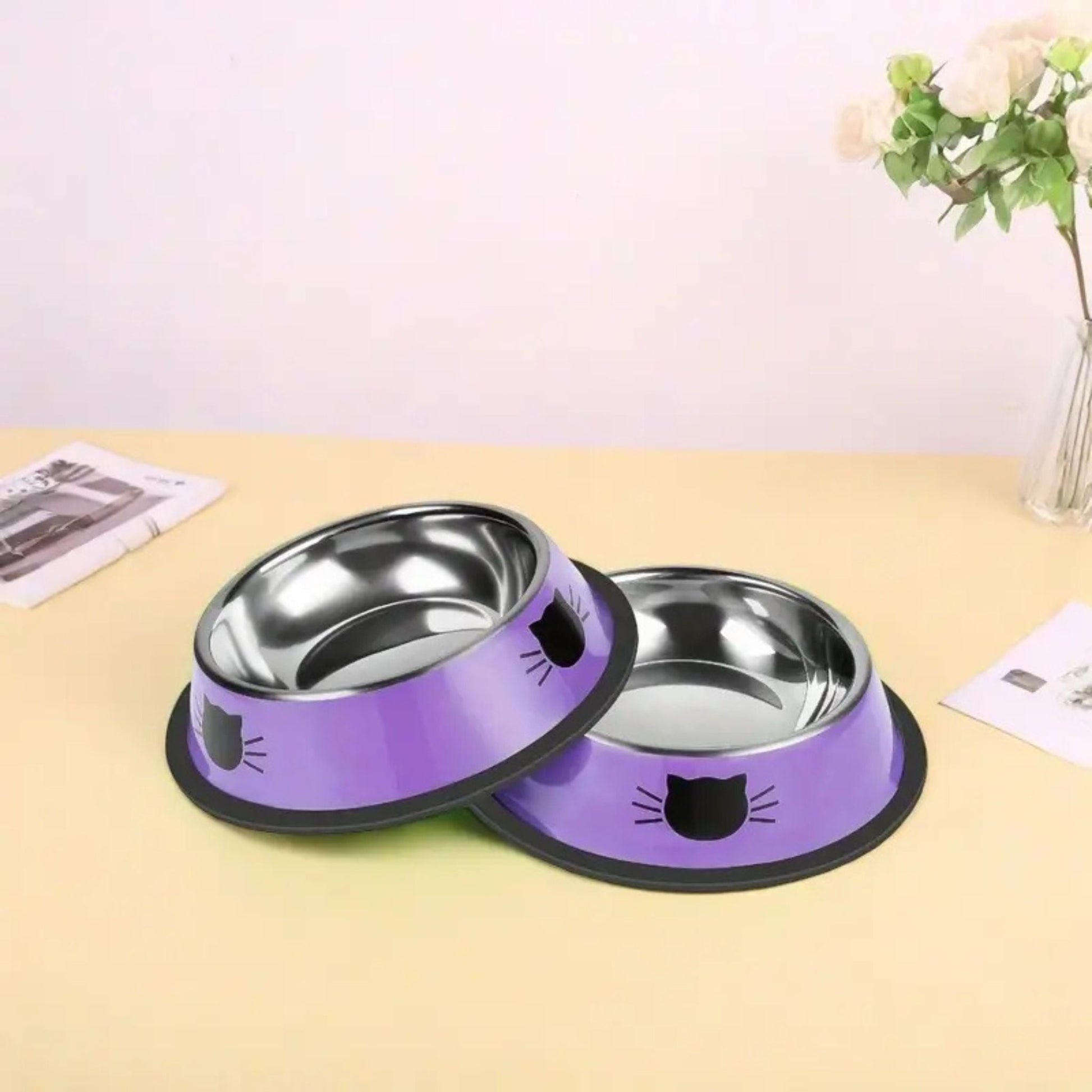 gamelle-pour-chat-violette