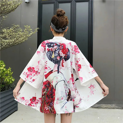 Haori japonais femme