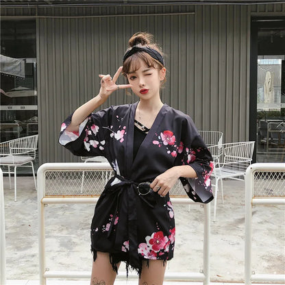 Haori japonais femme