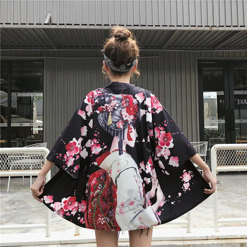 Haori japonais femme