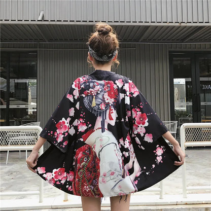 Haori japonais femme