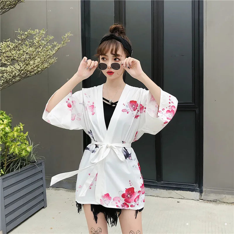 Haori japonais femme